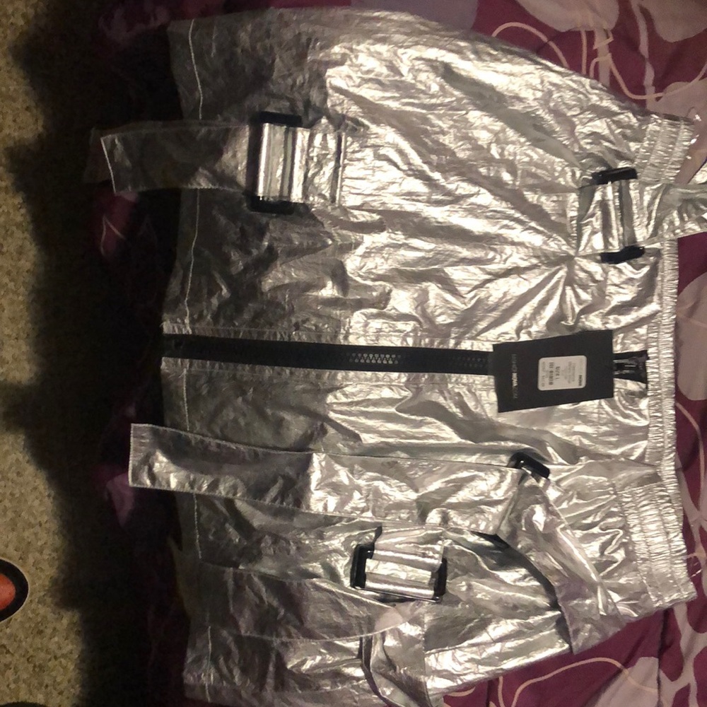 Fashion Nova Metallic Silver (Brand New)Negotiable
